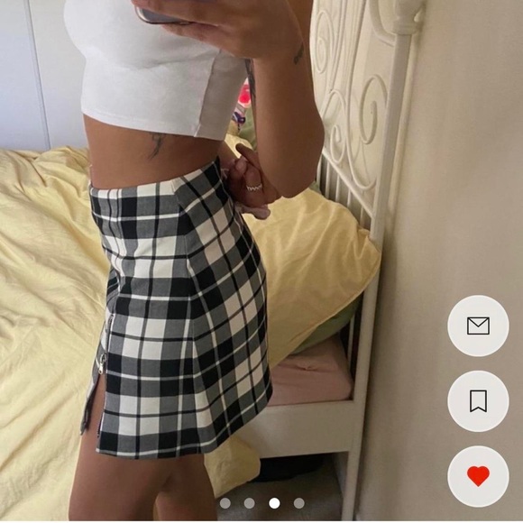 Zara plaid zipper skirt - Picture 5 of 5